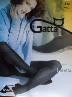 Gatta Loretta 108 50 den Punčochové kalhoty nero-černé