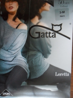 Gatta Loretta 109 50 den Punčochové kalhoty nero-černé