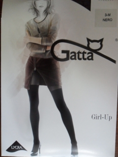 Gatta Girl - up 25 20 den Punčochové kalhoty nero-černé 4-L