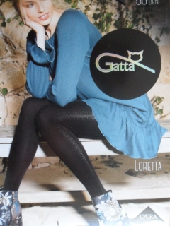 Gatta Loretta 111 50 den Punčochové kalhoty nero-černé