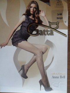 Punčochové kalhoty 20den Gatta ANNA BELL 01 beige-středně hnědé 3-M