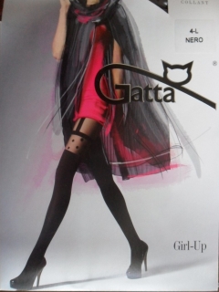 Gatta Girl - up 12 20 den Punčochové kalhoty nero-černé 4-L