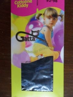 Dětské vzorované punčochové kalhoty Gatta  tmavě modré 92-98