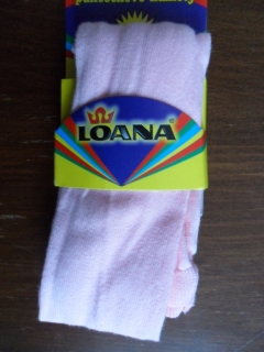 Dětské punčochové kalhoty 50100-LOANA růžové 74-80