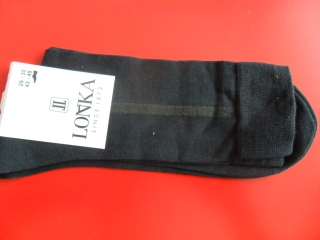 DELAMPAR-pánské ponožky LONKA tmavě šedé 43-45 (29-30)