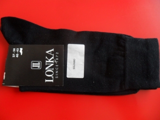DEJANO-pánské ponožky LONKA černé 43-45 (29-30) 
