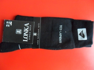 D1K6LAP- pánské ponožky LONKA černé 39-42 (26-28)