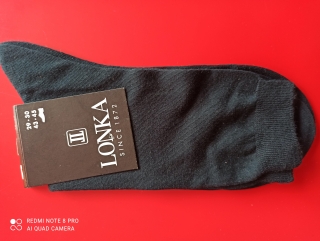 HURKA- pánské ponožky LONKA černé 43-45 (29-30)  