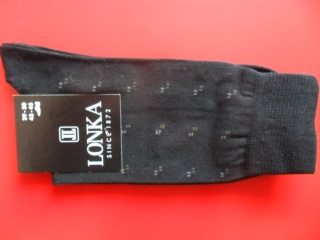 DORYNEK- pánské ponožky LONKA černé 43-45 (29-30) 