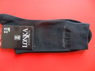 DEBROADWAY- pánské ponožky LONKA černé 43-45 (29-30) 