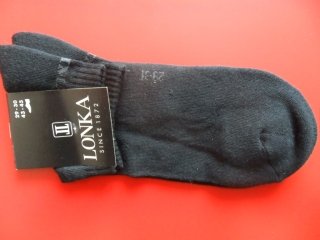 BUSHMAN-pánské ponožky kotníčkové LONKA  černé 43-45 (29-30)