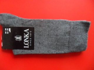 DORUKMEL- pánské ponožky LONKA tmavě šedé 43-45 (29-30) 