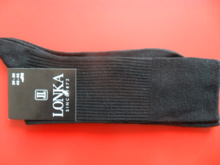 OLFUS-pánské ponožky LONKA černé 43-45(29-30)