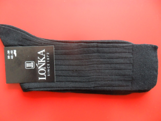 OLDALZES-pánské ponožky LONKA černé 43-45(29-30)