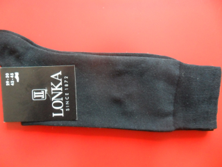 HAMIS- pánské ponožky LONKA černé 43-45 (29-30) 