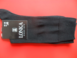 HARMIXEN-pánské ponožky LONKA černé 43-45(29-30)