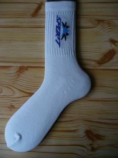 PEMIVZOR-pánské sportovní ponožky slabé vzorované PEMI jeans-džínové 41-42 (27-2