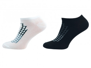1132-pánské ponožky kotníčkové NOVIA bílé 42-45 (28-31) 