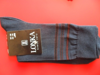 DATUS-pánské ponožky LONKA tmavě modré 43-45 (29-30) 