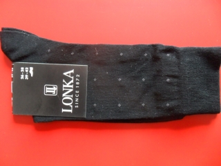 DEKET 8- pánské ponožky LONKA černé 39-42 (26-28) 
