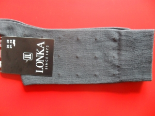 DEKET 8- pánské ponožky LONKA  tmavě šedé 39-42 (26-28) 