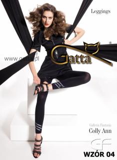 COLLY ANN 04 40den-leginy Gatta nero(černé) 4-L