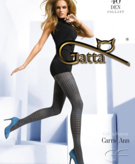 CARRIE ANN 13 40den-punčochové kalhoty Gatta topino-šedé