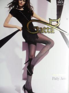 PATTY ANN 01 40den-punčochové kalhoty Gatta nero-černé