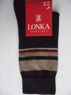 Lonka dámské ponožky Fangel černá 35-37(23-24)