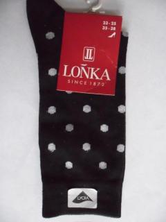 Lonka dámské ponožky Fekoner černá 35-38(23-25)