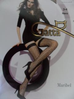 MARIBEL 01 20den-punčochy Gatta nero-černé M-L (3-4)
